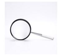 Kit di accessori per microscopio 35 Magnifier palmare tasca in metallo da 35 60mm for la lettura di occhiali gioielli Vetrini per microscopio (Color : Black, Magnification : 35X, Size : 60mm)