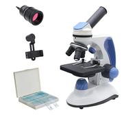 Kit di accessori per microscopio 4. 0x-2000x LED Microscopio biologico monoculare con USB Telecamera Vetrini per microscopio (Color : Type A)