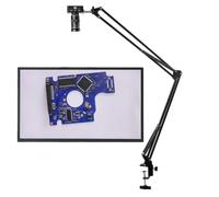 Kit di accessori per microscopio 4. 8MP 1080p 2K USB Fotocamera for microscopio video industriale 8-50mm Zoom Lens Vetrini per microscopio (Color : 48MP HDMI USB)