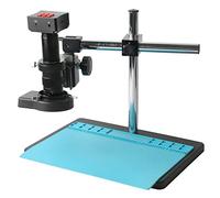 Kit di accessori per microscopio 4. 8MP 2K 1080p USB Fotocamera for microscopio video digitale industriale 18 0x 300x. Zoom Lente a c) Vetrini per microscopio (Color : C, Magnification : 200x)