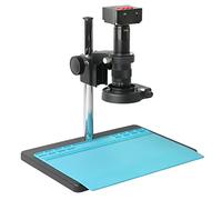 Kit di accessori per microscopio 4. 8MP 2K 1080p USB Fotocamera for microscopio video digitale industriale 18 0x 300x. Zoom Lente a c) Vetrini per microscopio (Color : A, Magnification : 200x)