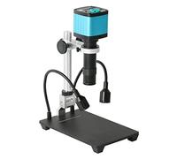 Kit di accessori per microscopio 4. 8MP 4K 1080p 60FPS USB Telecamera del microscopio video elettronico del settore 130x Zoom Lente for montaggio a C Vetrini per microscopio