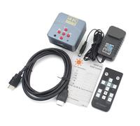 Kit di accessori per microscopio 4K Ultra HD 1080p Compatibile HDMI USB Sensore Digital Video Microscope Camera 4K Output 1/2" Vetrini per microscopio(C only Camera)