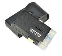 Kit di accessori per microscopio 5. 0x-80x. Focus del microscopio tascabile illuminato regolabile Mini Microscopio portatile con lampada Vetrini per microscopio (Color : 40X)