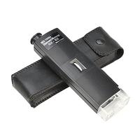 Kit di accessori per microscopio 5. 0x-80x. Focus del microscopio tascabile illuminato regolabile Mini Microscopio portatile con lampada Vetrini per microscopio (Color : 50X-80X)