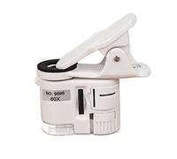 Kit di accessori per microscopio 60x Microscopio universale clip universale PORTATO Monili di ingrandimento for gioielli Messa a fuoco Microscopio tascabile regolato Vetrini per microscopio