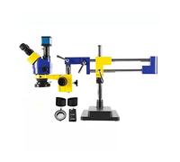 Kit di accessori per microscopio 7-45x zoom microscopio stereo trinoculare, con base Vetrini per microscopio (Color : MC75T-L2)