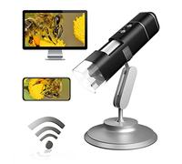 Kit di accessori per microscopio 7 pollici Lcd. Microscopio digitale con 6 4 GB TF. Carta 1200x ingrandimento 8 GUIDATO Luci Vetrini per microscopio (Color : Small Microscope)