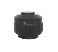 Kit di accessori per microscopio 7x-50x Microscopio stereo trinoculare focale di simul industriale Vetrini per microscopio (Color : 0.5X 4.5CM Port)