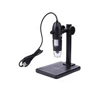Kit di Accessori per microscopio 8 LED 1000X 1600X Supporto for Il Sollevamento del microscopio Digitale Zoom Vetrini per microscopio (Color : with Scale Mark)