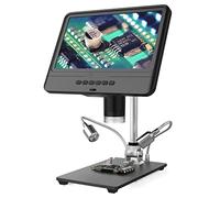 Kit di accessori per microscopio AD208S. Microscopio digitale da 8,5 pollici Lcd. Schermo 5x-1200x 1280 * 800 Strumento regolabile 1080p. Vetrini per microscopio (Color : With lithium cell)