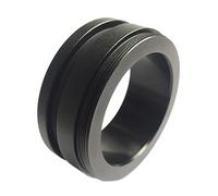 Kit di accessori per microscopio Anello adattatore obiettivo in alluminio da 42 mm/48 mm for microscopio stereo su PORTATO Vetrini per microscopio(48 mm)