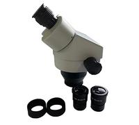 Kit di accessori per microscopio Bianco verde bianco. 7x-45x. Testa del microscopio stereo microscopio binoculare Vetrini per microscopio (Color : White)