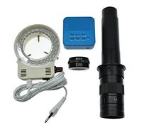 Kit di Accessori per microscopio Completo HD 20MP 1080P 60FPS HDMI USB Videocamera del microscopio Video del Settore di Uscita Vetrini per microscopio (Color : with 10X-600X LED)