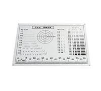 Kit di accessori per microscopio Contrasto della scheda di macchia di pellicola trasparente for indicatore del punto calibro ANIMALE DOMESTICO Superficie della linea punti Vetrini per microscopio