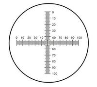 Kit di accessori per microscopio Diametro 16mm dell'oculare del micrometro del micrometro del vetro croce righello del cerchio concentrico del cerchio concentrico microscopio Vetrini per microscopio