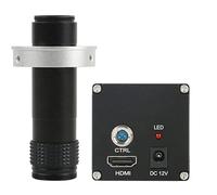Kit di accessori per microscopio Focus 1080P Video Microscope industriale Video 10 0x 180x 200x c Montare lenti Vetrini per microscopio (Color : With 130x A)