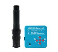 Kit di accessori per microscopio Fotocamera for microscopio digitale elettronico industriale Vetrini per microscopio (Color : With 300x)