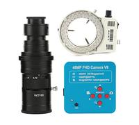 Kit di accessori per microscopio Fotocamera for microscopio digitale elettronico industriale Vetrini per microscopio (Color : LED with 200x)