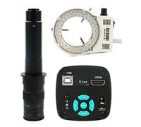 Kit di accessori per microscopio Fotocamera for microscopio video industriale 18 0x 300x 200x 500x 100x c Mount Lens 56. PORTATO Luce dell'anello Vetrini per microscopio
