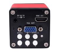 Kit di accessori per microscopio HDMI VGA 13MP. Microscopio monoculare Camera digitale regolabile 130x obiettivo 56 PORTATO Abito leggero Vetrini per microscopio (Color : 13MP Camera)