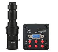 Kit di accessori per microscopio IMX307. Sensore 108. 0P HDMI VGA. Fotocamera for microscopio video digitale industriale Vetrini per microscopio (Color : 500x Lens)