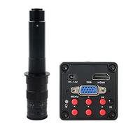 Kit di accessori per microscopio IMX307. Sensore 108. 0P HDMI VGA. Fotocamera for microscopio video digitale industriale Vetrini per microscopio (Color : 300x Lens)