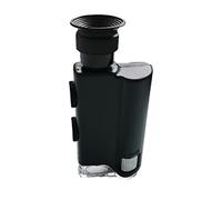 Kit di accessori per microscopio Ingrandimento 200-240x Legno illuminato Lente d'ingrandimento regolabile con PORTATO Leggero Vetrini per microscopio (Color : 200-240X)