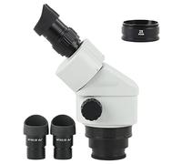Kit di Accessori per microscopio Ingrandimento del microscopio binoculare Zoom Continuo 7x-45x. Testa del microscopio Stereo Vetrini per microscopio (Color : with 2.0X B)