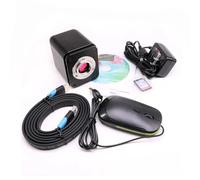 Kit di accessori per microscopio Microscopio con telecamera 5.0MP 1080P 60fps messa a fuoco automatica HDMI Microscopio Telecamere industriali con scheda SD Vetrini per microscopio
