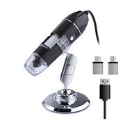 Kit di Accessori per microscopio Microscopio Digitale Wireless, 160 0X USB. Microscopio Digitale 3 in 1 Type-C Portatile 8 Le. DS ingranditore elettronico. Vetrini per microscopio