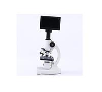 Kit di accessori per microscopio Microscopio professionale di biologia monoculare con luce, Lcd. Microscopio biologico dello studente dello schermo 640x Vetrini per microscopio
