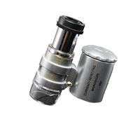 Kit di accessori per microscopio Mini microscopio 60x durevole da tasca Vetrini per microscopio