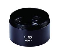 Kit di accessori per microscopio Obiettivi ausiliari for obiettivo microscopio professionale 0. 5x wd17. 7mm 0. 7x 2x 1.5. Obiettivo XMicroscope. Vetrini per microscopio (Color : 1.5X)