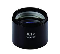 Kit di accessori per microscopio Obiettivi ausiliari for obiettivo microscopio professionale 0. 5x wd17. 7mm 0. 7x 2x 1.5. Obiettivo XMicroscope. Vetrini per microscopio (Color : 0.3X)