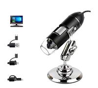 Kit di accessori per microscopio Palmare microscopio digitale USB HD. Macchina fotografica di ispezione 50x-1000x ingrandimento Vetrini per microscopio (Color : NO Wifi A, Magnification : 1000X)