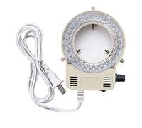 Kit di accessori per microscopio Parti di microscopio Retroilluminazione for l'obiettivo di ingrandimento PORTATO Light illuminato DADAPTER. Vetrini per microscopio (Color : Ring light white)