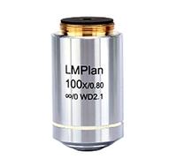 Kit di accessori per microscopio Piano di infinito del microscopio metallurgico 5x 10x 20x 50x 100x Vetrini per microscopio (Color : 100X)