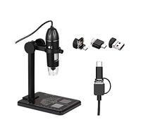 Kit di accessori per microscopio Portatile 100. 0x USB. Macchina fotografica digitale del microscopio for strumento elettronico del telefono Vetrini per microscopio (Color : 3 in1 Desktop)