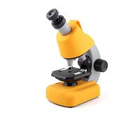 Kit di accessori per microscopio Regolabile 10 0x 1200x Studenti Microscopio di osservazione a casa Vetrini per microscopio (Color : Yellow)