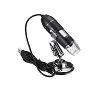 Kit di Accessori per microscopio Regolabile 160 0X 8 LED Microscopio Digitale elettronico Stereo Vetrini per microscopio (Magnification : 1600X)