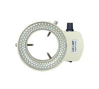 Kit di accessori per microscopio Regolabile 650. 0K 144 LED. Lampada illuminatore luminoso ad anello for adattatore for fotocamera for microscopio stereo industria Vetrini per microscopio