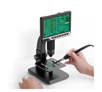 Kit di accessori per microscopio Schermo ad alta definizione da 7 pollici Telecamera digitale industriale for microscopio digitale 0-2000x Vetrini per microscopio (Color : Inskam315)