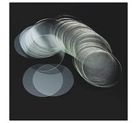 Kit di accessori per microscopio Spessore 0.13-0.17mm 1 scatola 100pcs 100mm 60 70 80 80 mm Diapositiva in vetro a microscopio rotondo grande Vetrini per microscopio (Color : 60mm)