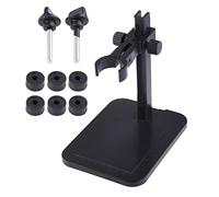 Kit di accessori per microscopio Stand di base professionale regolabile universale USB Supporto for microscopio elettronico Vetrini per microscopio