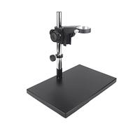 Kit di Accessori per microscopio Tabella microscopio Regolabile Porta del Supporto di Lavoro + Supporto Anello da 50 mm + Braccio Metallico Regolabile Vetrini per microscopio