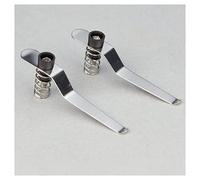 Kit di accessori per microscopio Un supporto in acciaio inox acciaio inox clip for accessori for microscopio biologico parti 5,5 cm -8.5 cm Vetrini per microscopio(Length 6.0cm)