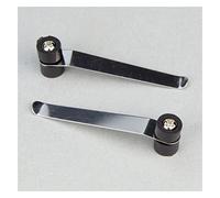 Kit di accessori per microscopio Un supporto in acciaio inox acciaio inox clip for accessori for microscopio biologico parti 5,5 cm -8.5 cm Vetrini per microscopio(Length 5.7cm)