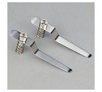 Kit di accessori per microscopio Un supporto in acciaio inox acciaio inox clip for accessori for microscopio biologico parti 5,5 cm -8.5 cm Vetrini per microscopio(Length 7.0cm)