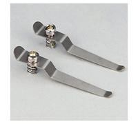 Kit di accessori per microscopio Un supporto in acciaio inox acciaio inox clip for accessori for microscopio biologico parti 5,5 cm -8.5 cm Vetrini per microscopio(Length 7.2cm)